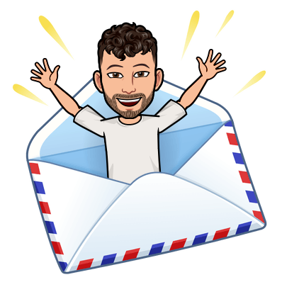 send mail happy bitmoji